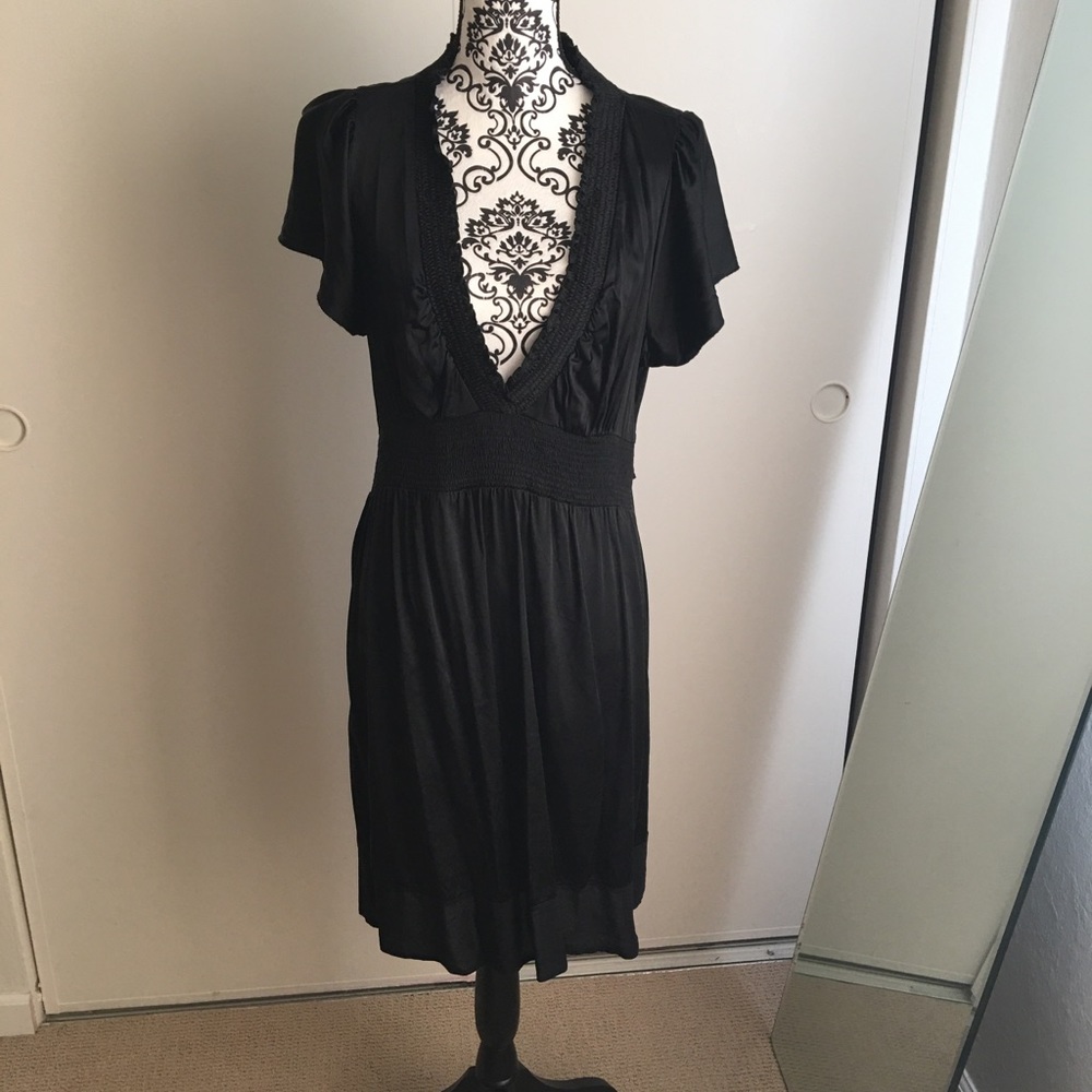 Black baby doll dress.